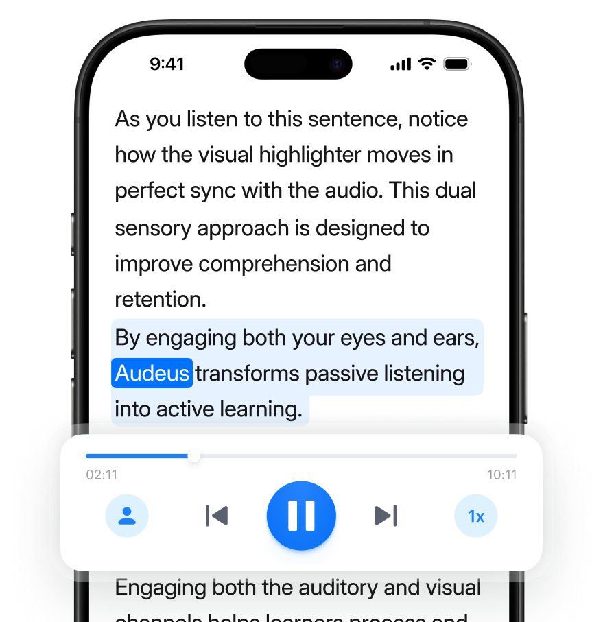 Audeus iOS App